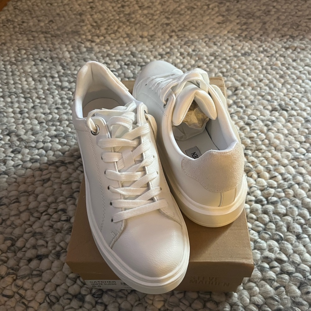 Steve Madden White Sneakers